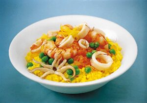 Risotto with Squids and Shrimps